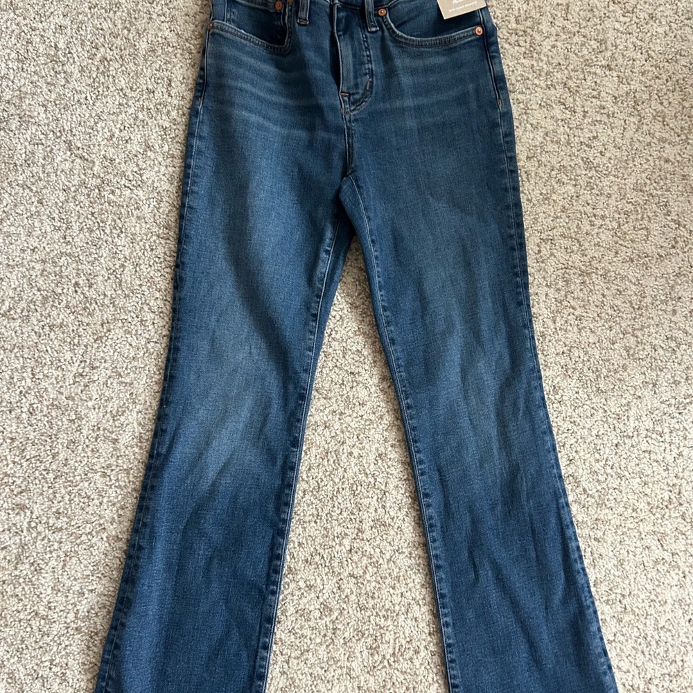 Madewell mid rise kick out